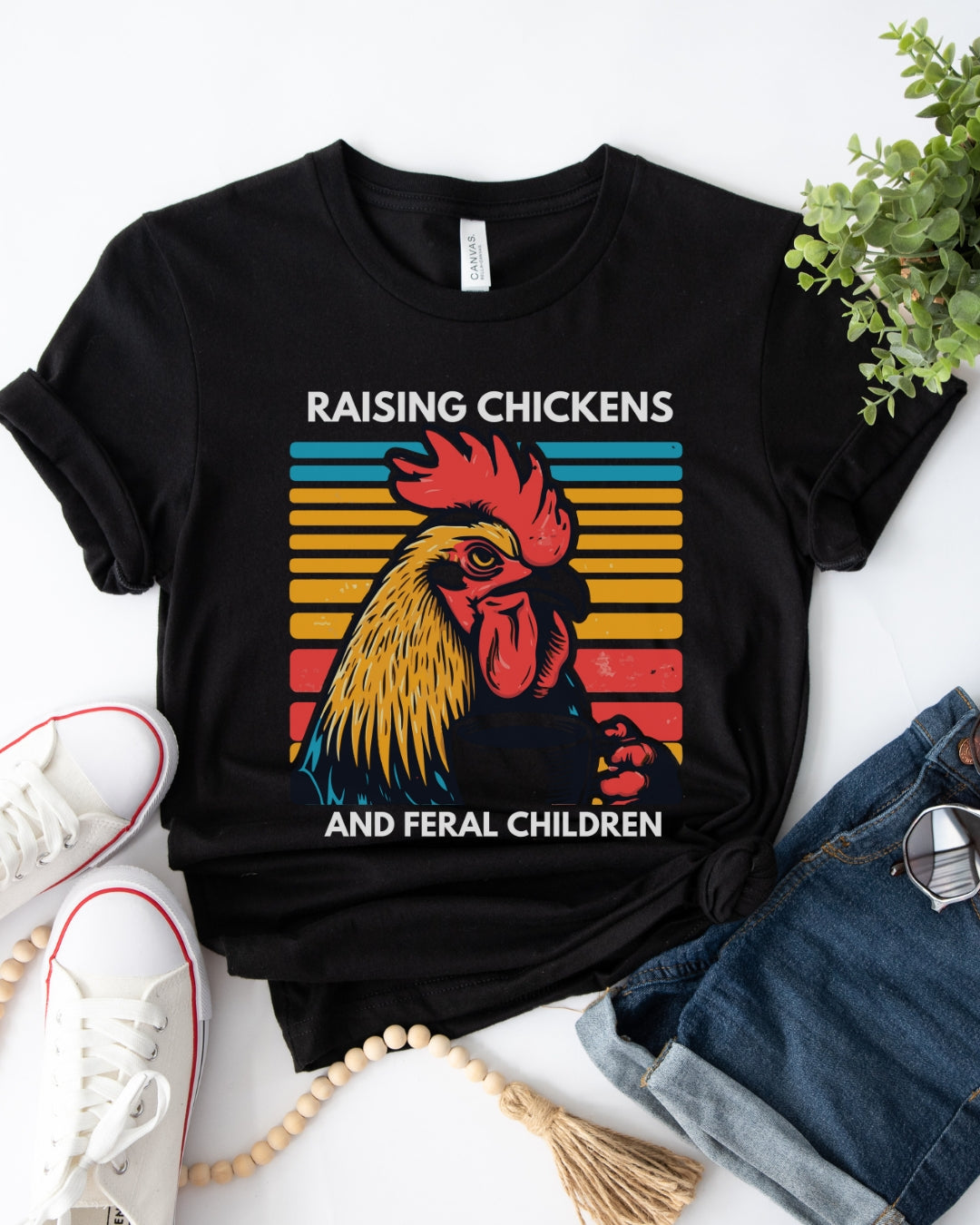 Chickens and Feral Children Tee