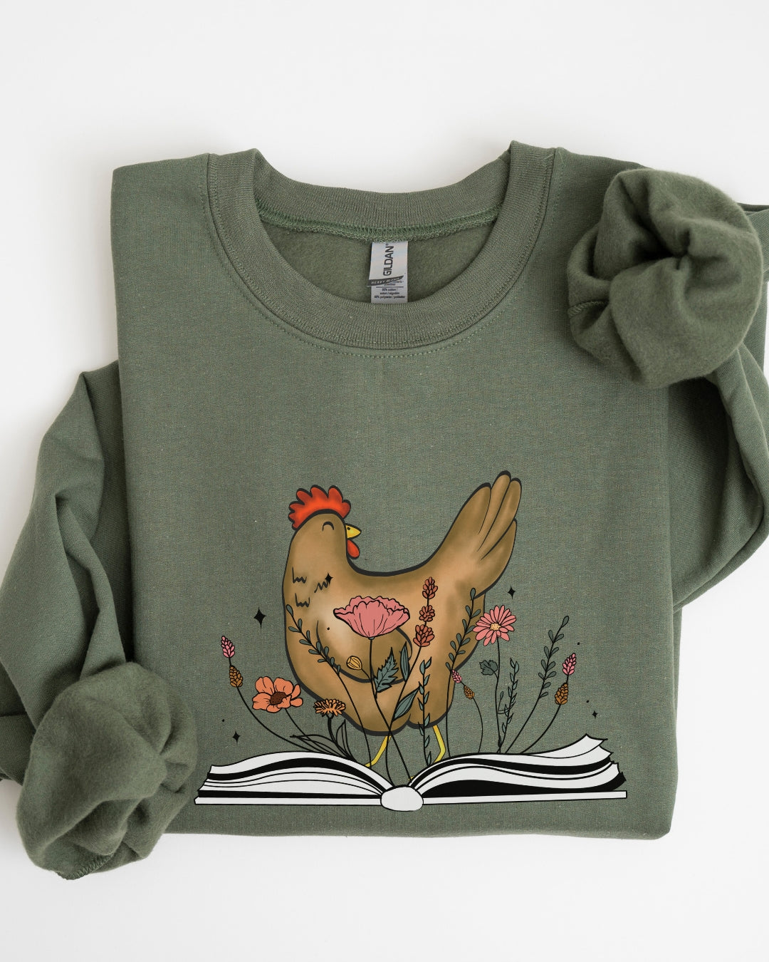 Book Lover Chicken Sweatshirt
