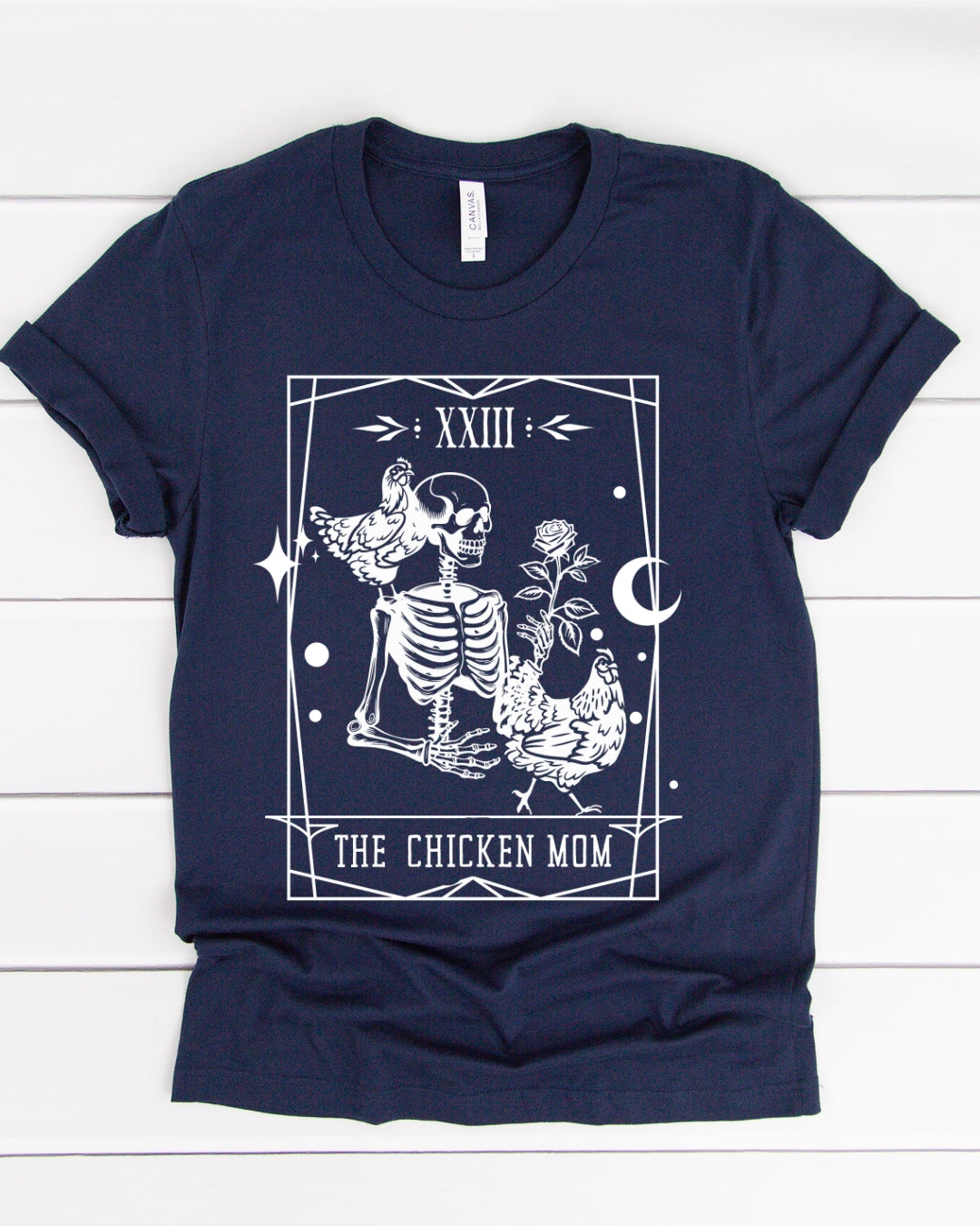Tarot Card Chicken Mom Tee