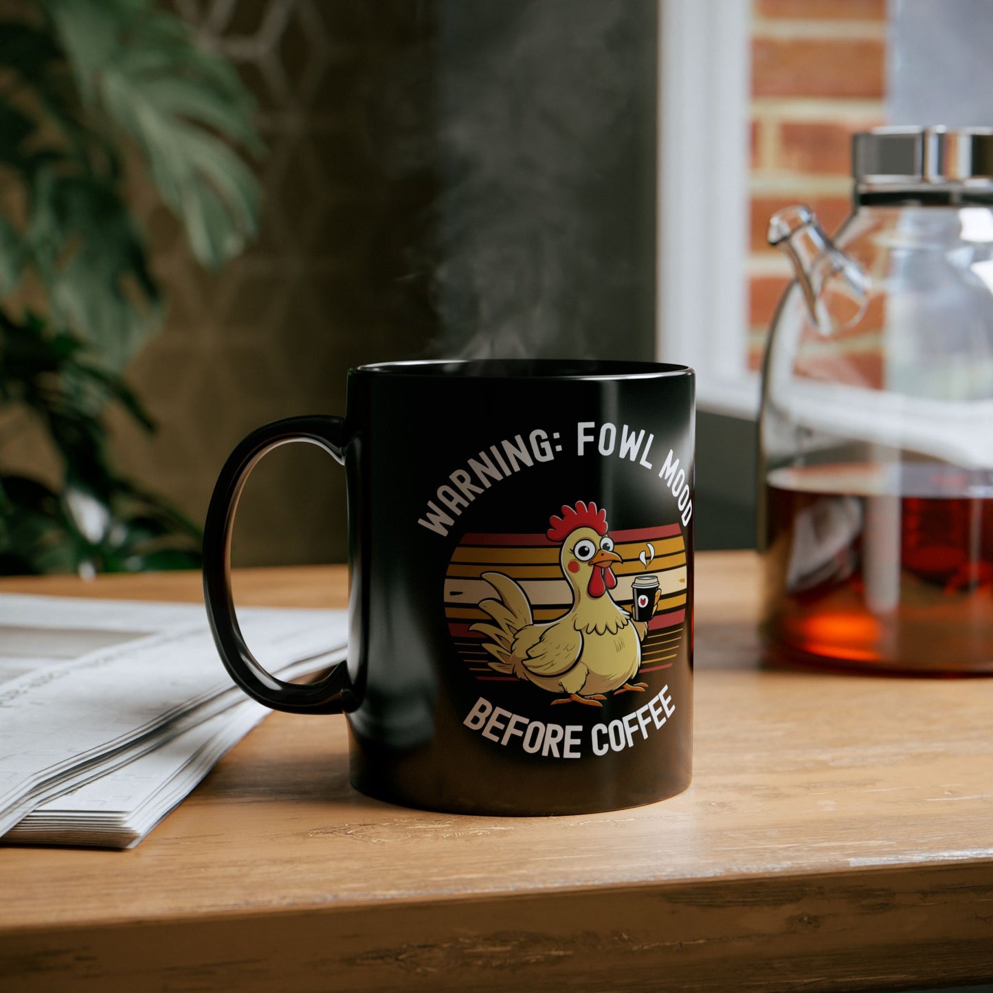 Fowl Mood Chicken Mug