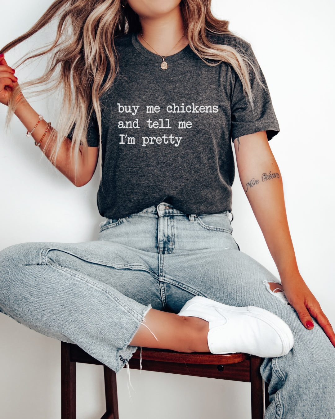 Buy Me Chickens Tee