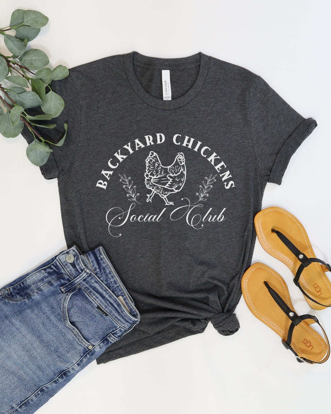 Backyard Chickens Social Club Tee