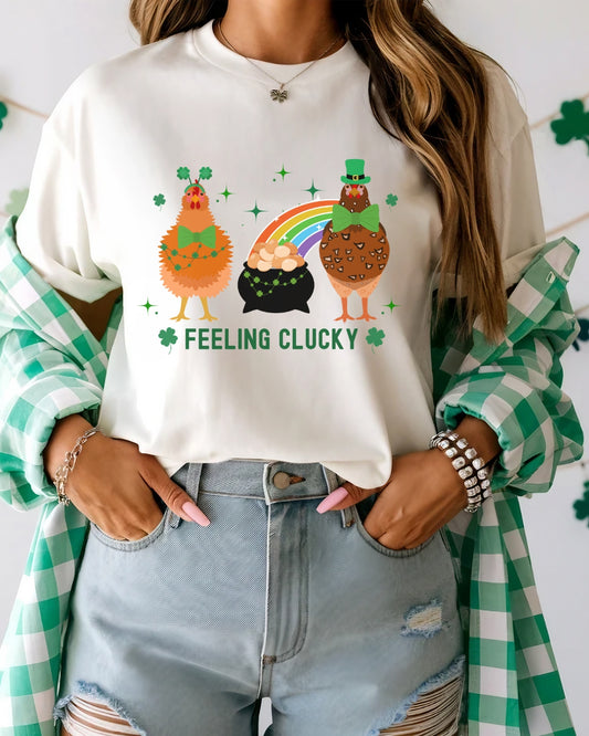 Feeling Clucky St. Patrick's Tee