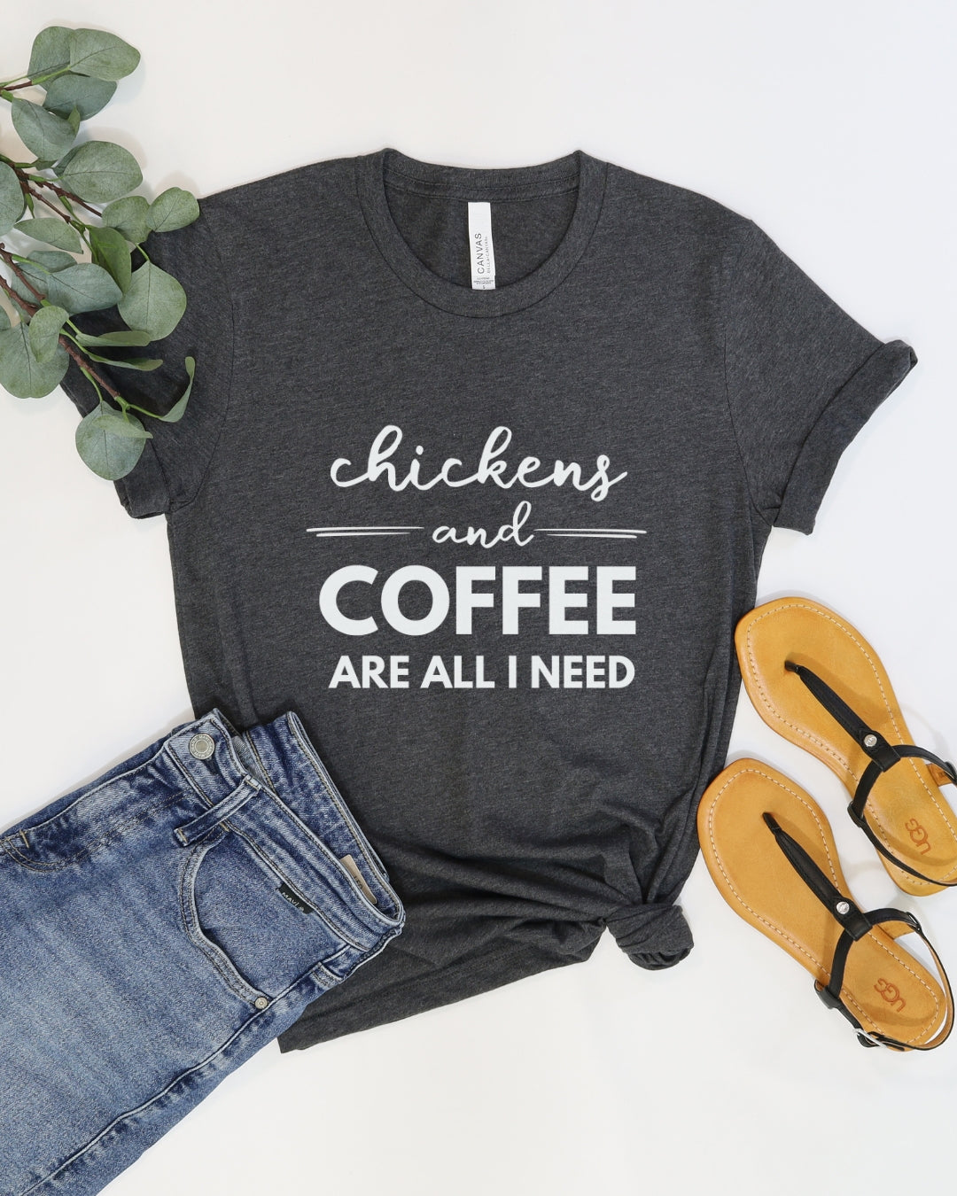 Chickens and Coffee Tee