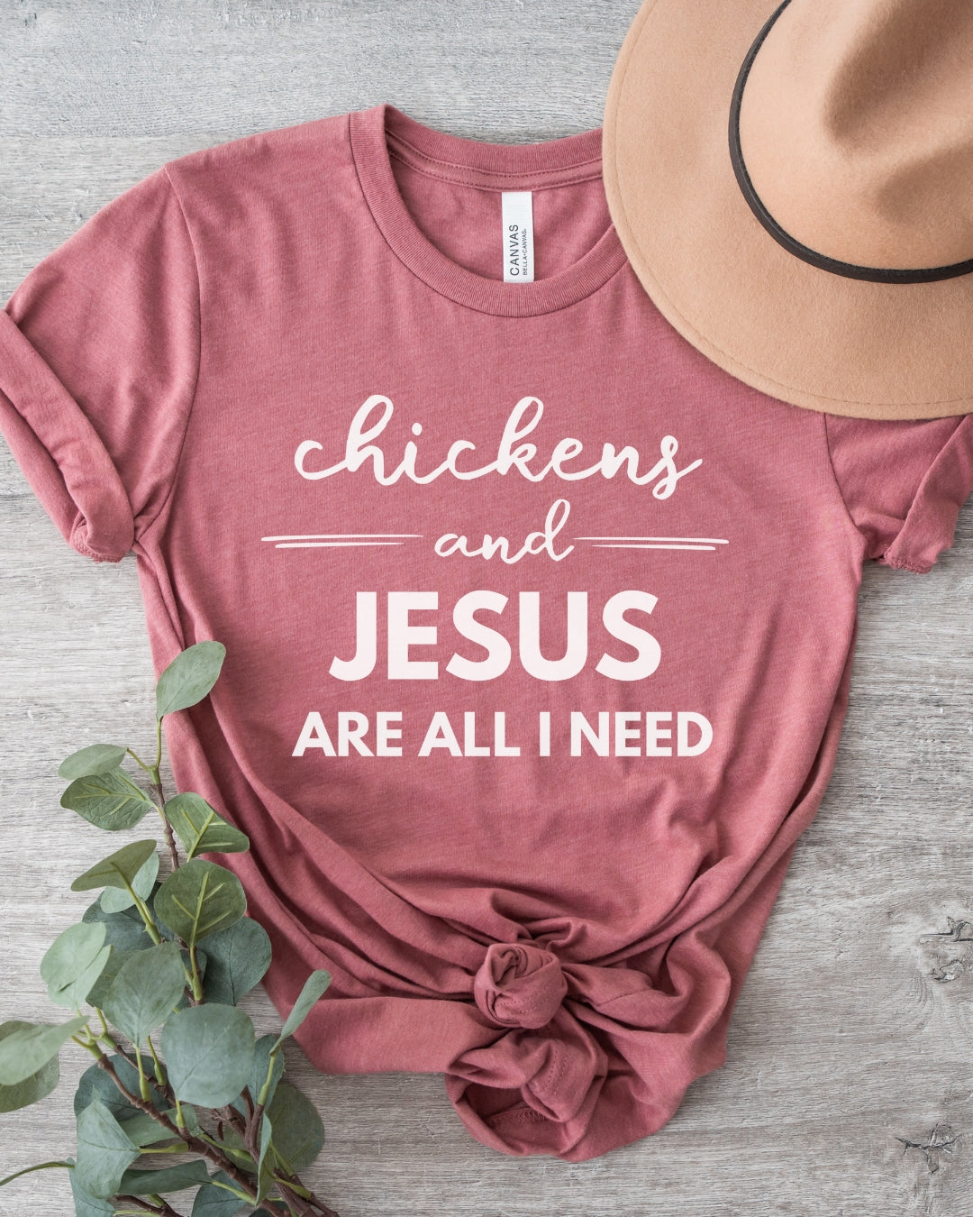 Chickens and Jesus Tee