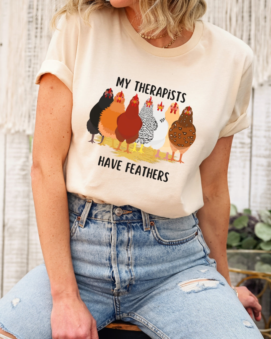 Therapist Chickens Tee