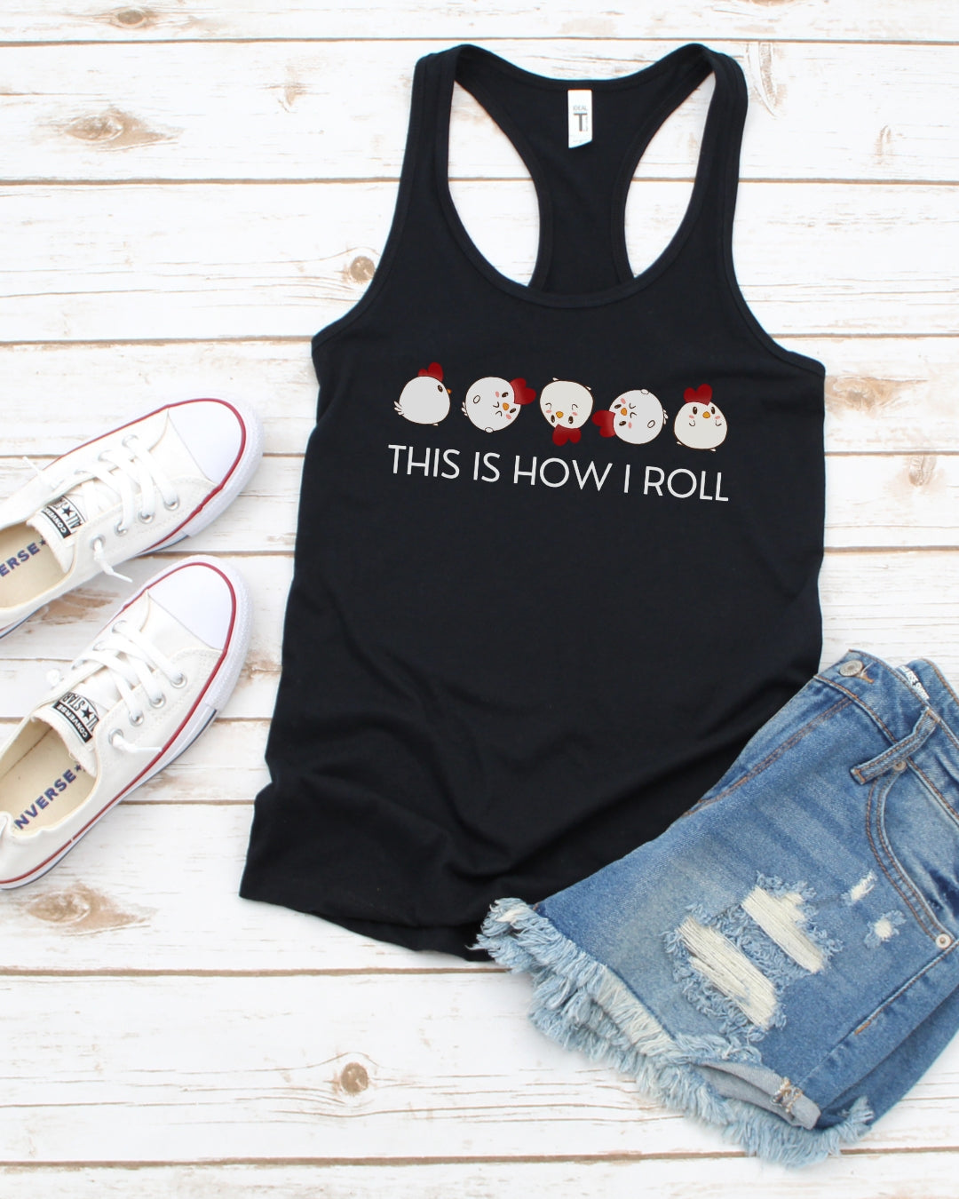 How I Roll Racerback Tank