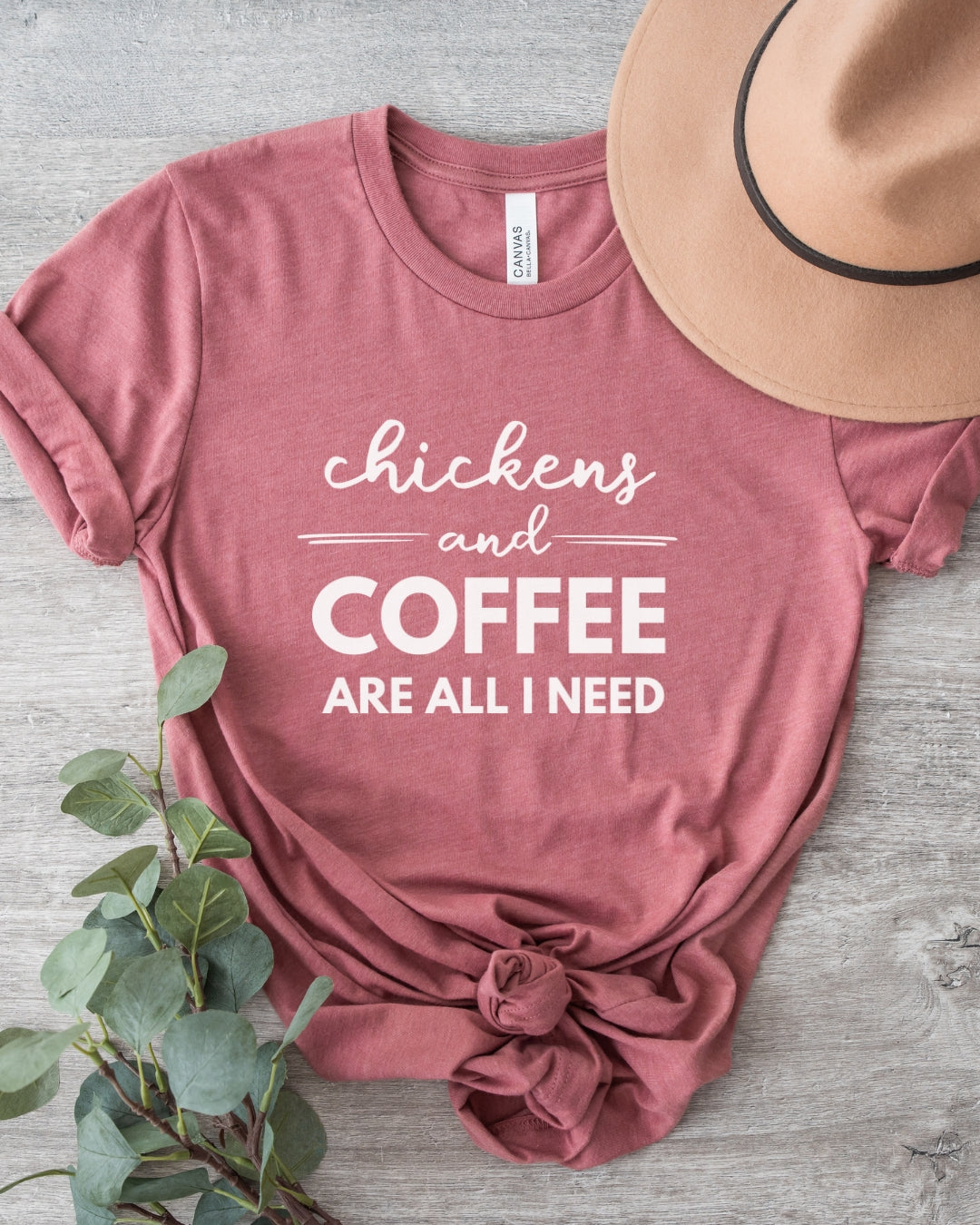 Chickens and Coffee Tee