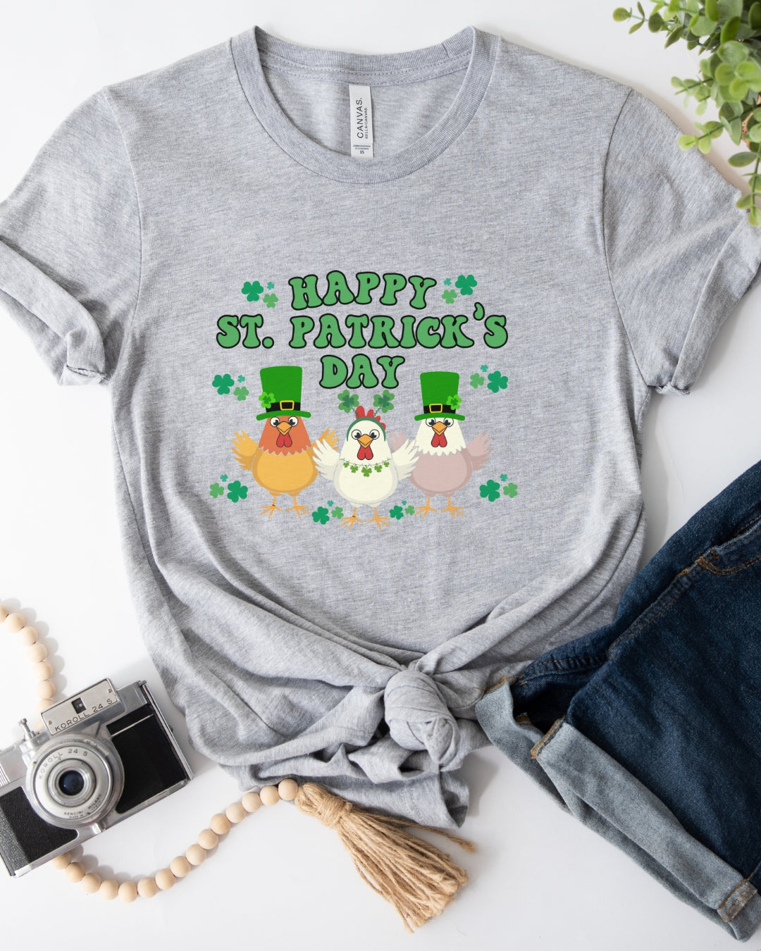Happy St. Patrick's Day Chicken Tee