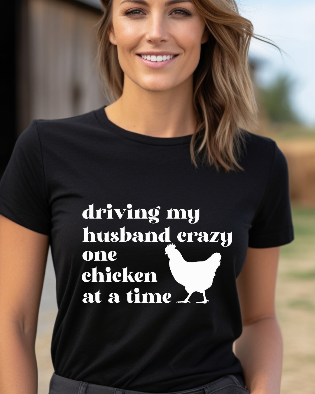 Funny Chicken Wife Tee