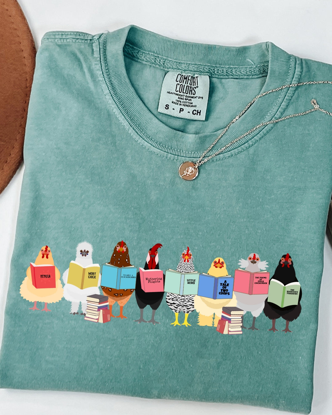 Book Lover Chicken Tee