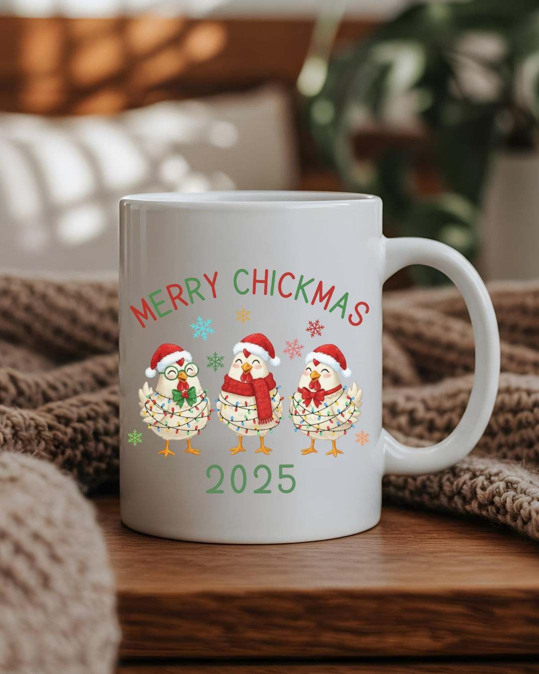 Merry Chickmas 2025 Mug