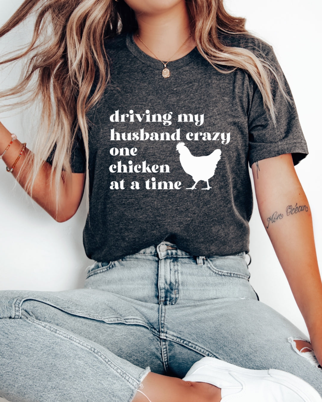Funny Chicken Wife Tee