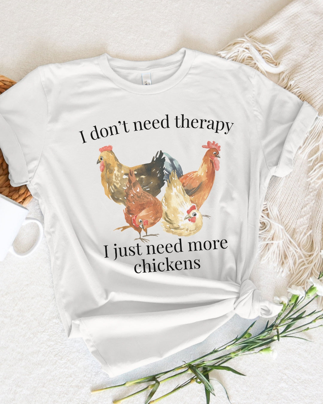 Therapy Chicken Tee