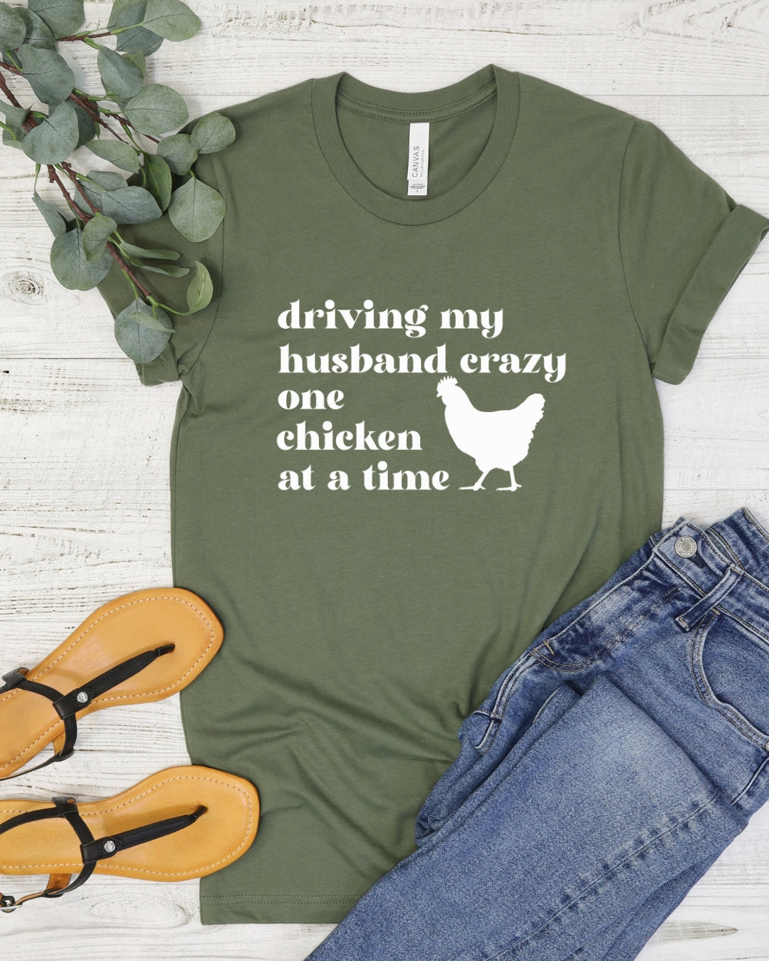 Funny Chicken Wife Tee