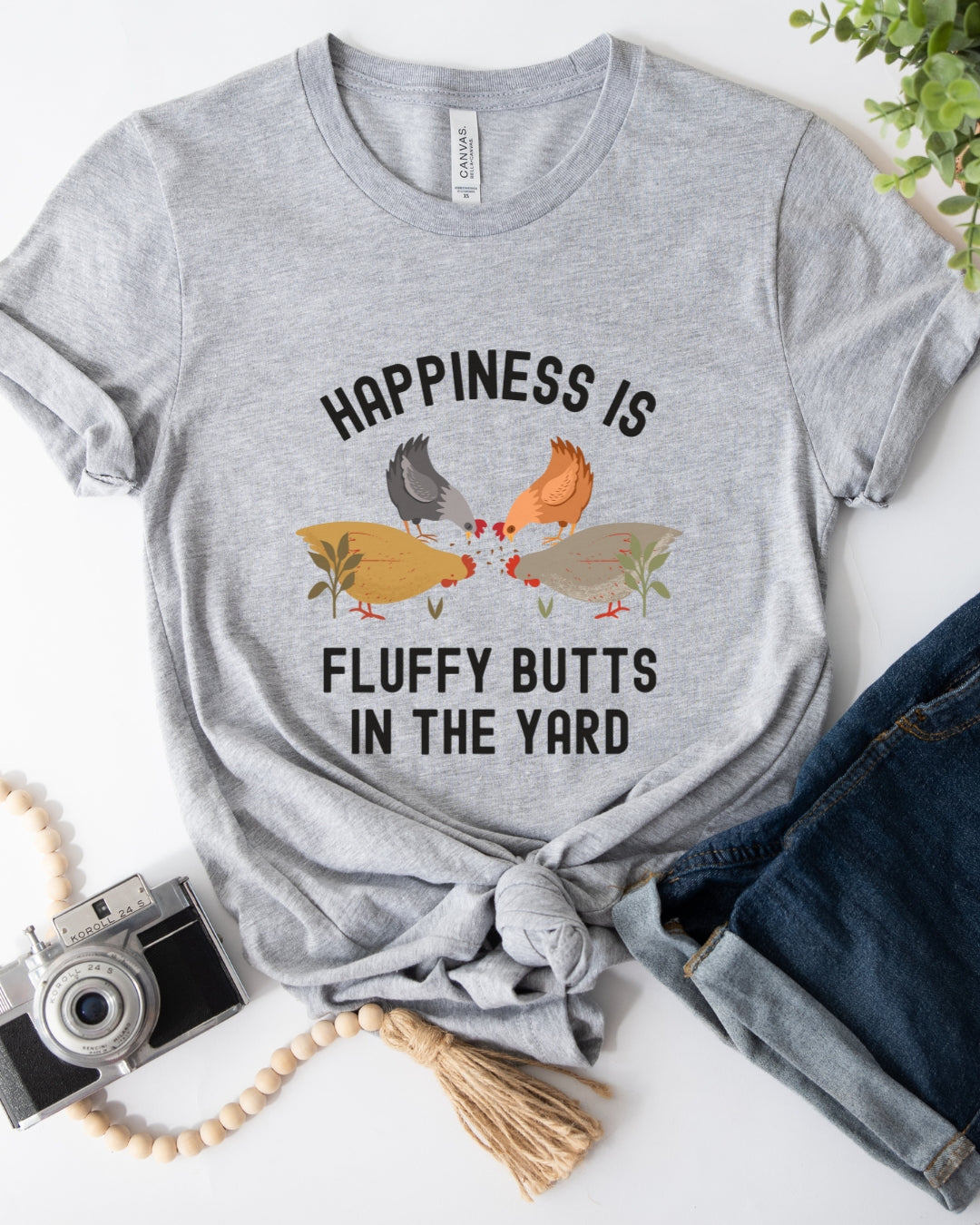 Fluffy Butts Chickens Tee