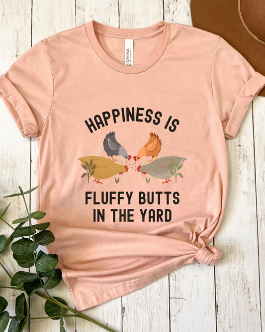 Fluffy Butts Chickens Tee