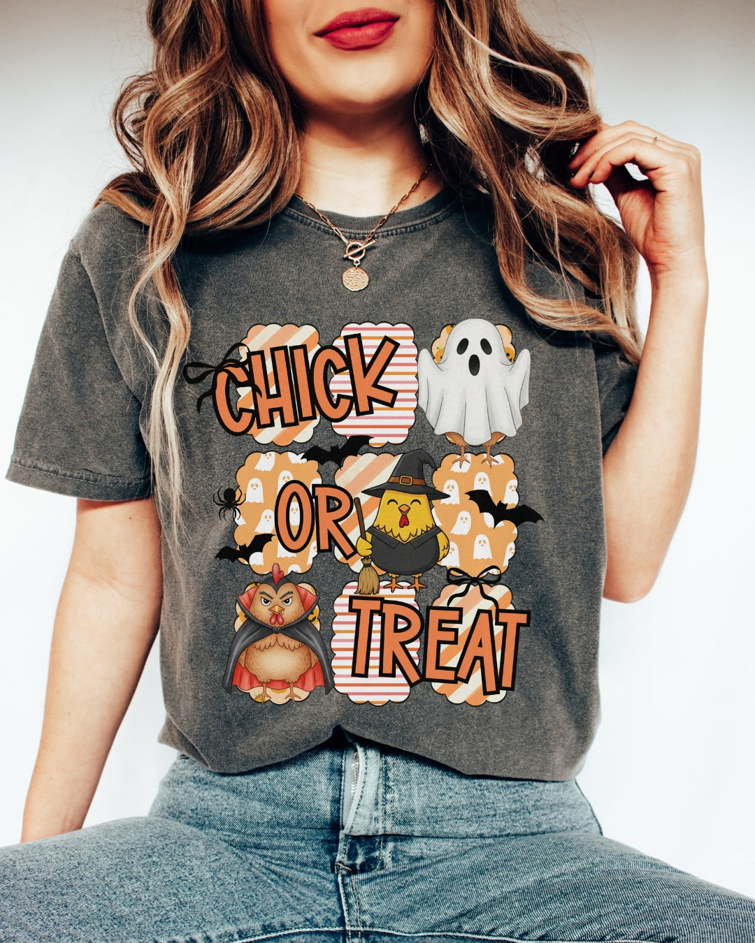 Chick or Treat Halloween Tee