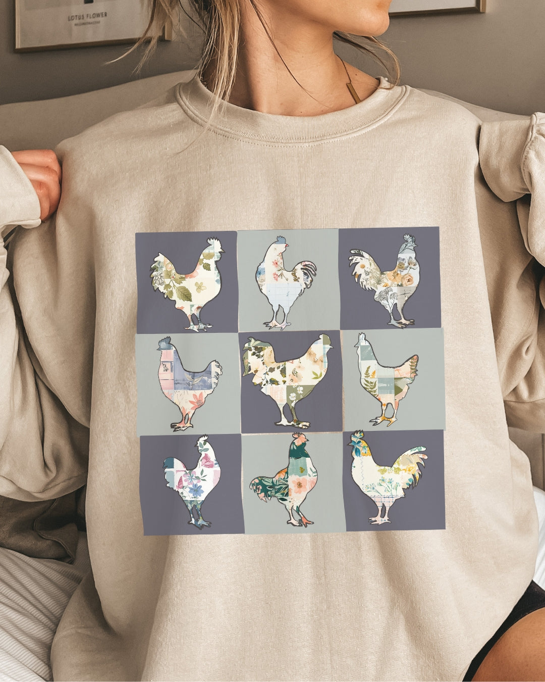 Boho Chicken Sweatshirt