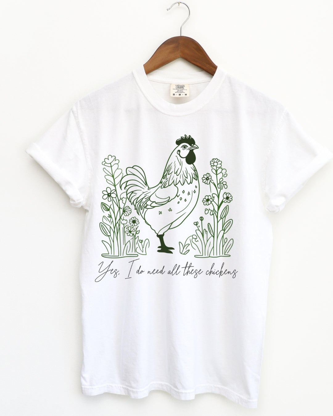 Hand Drawn Chicken Tee