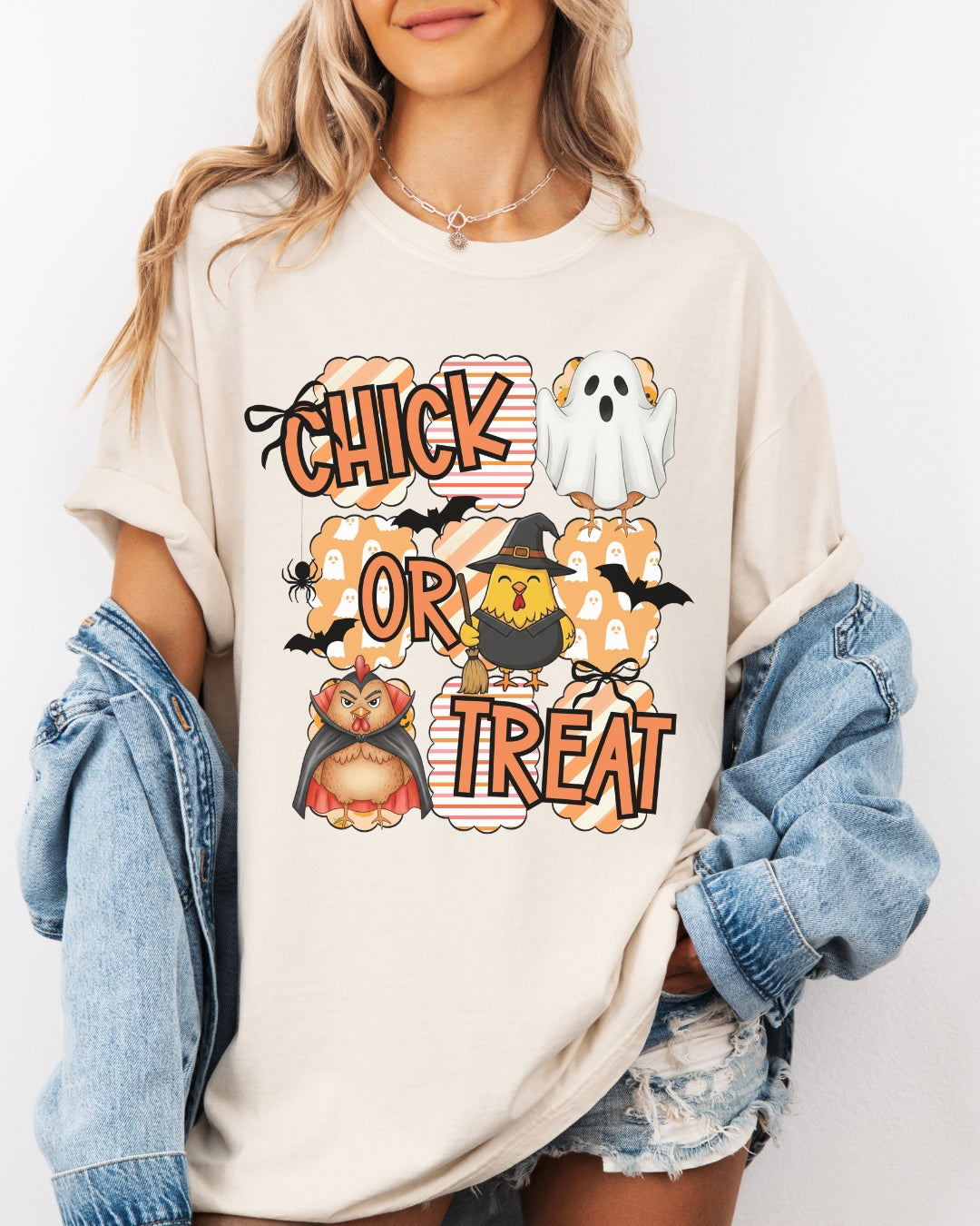 Chick or Treat Halloween Tee