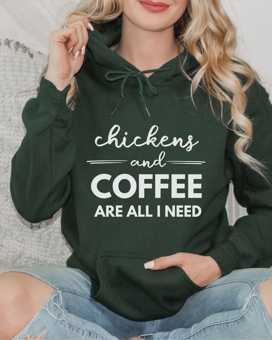 Chickens and Coffee Hoodie