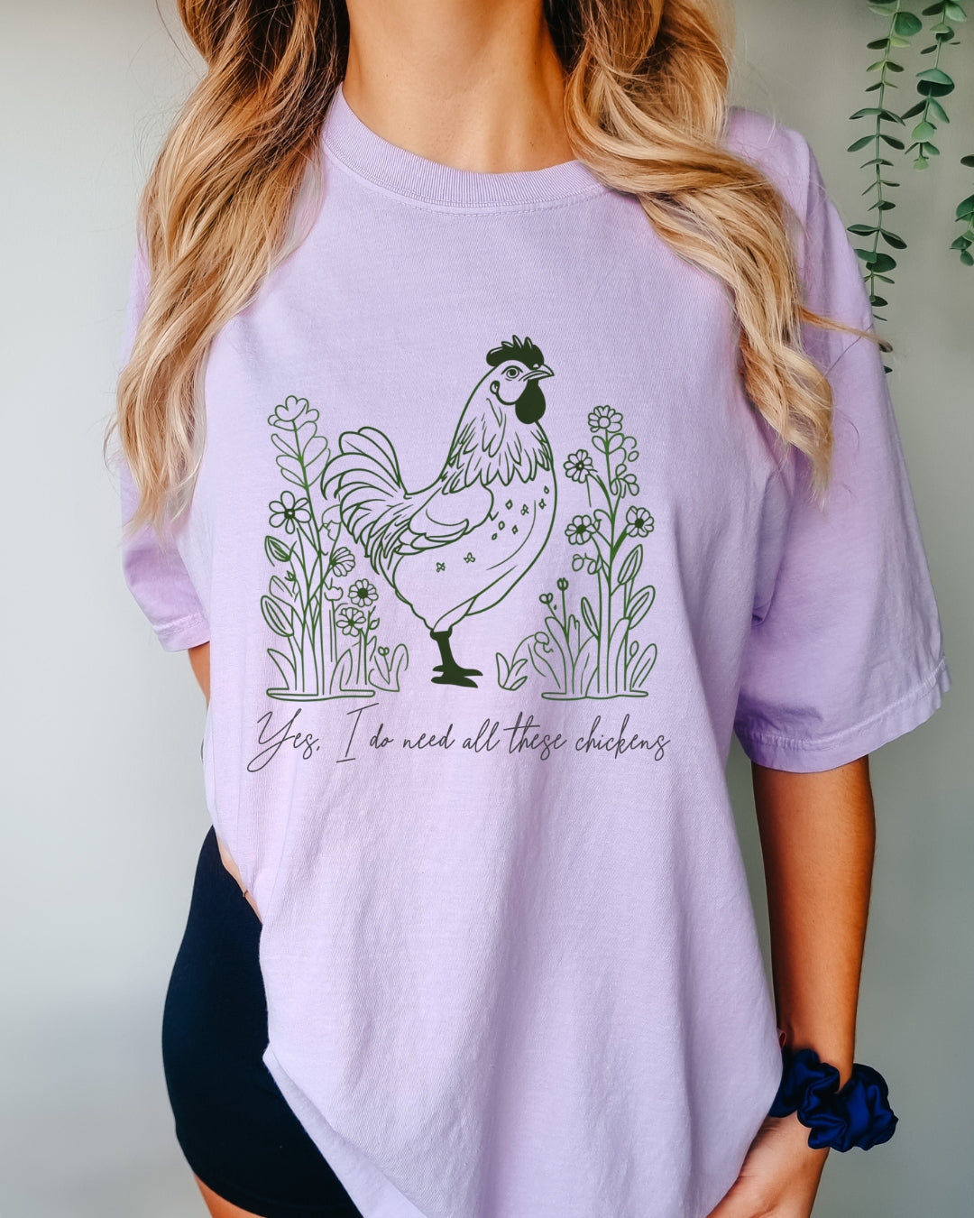 Hand Drawn Chicken Tee