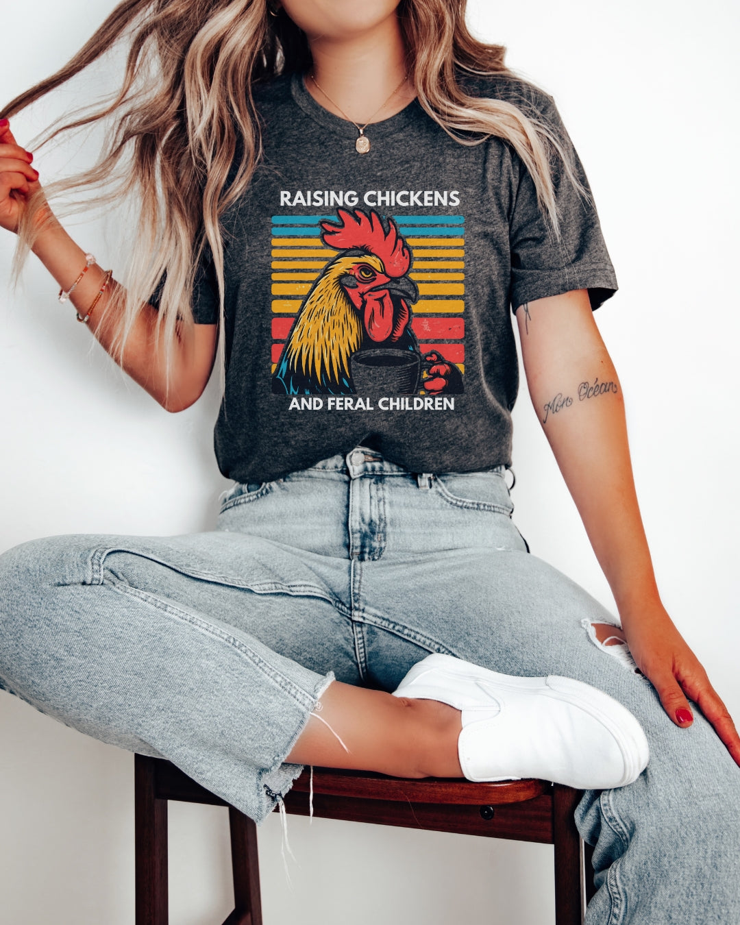 Chickens and Feral Children Tee