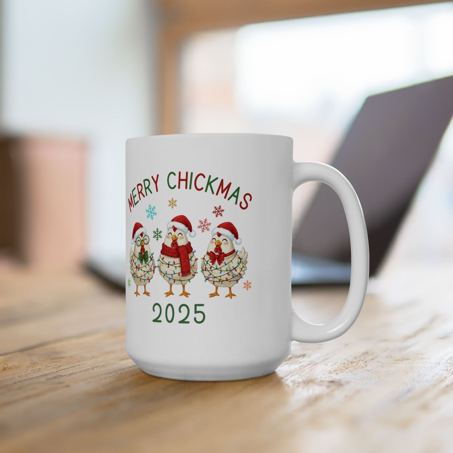 Merry Chickmas 2025 Mug