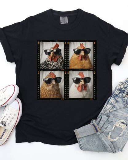 Photo Booth Chicken Tee