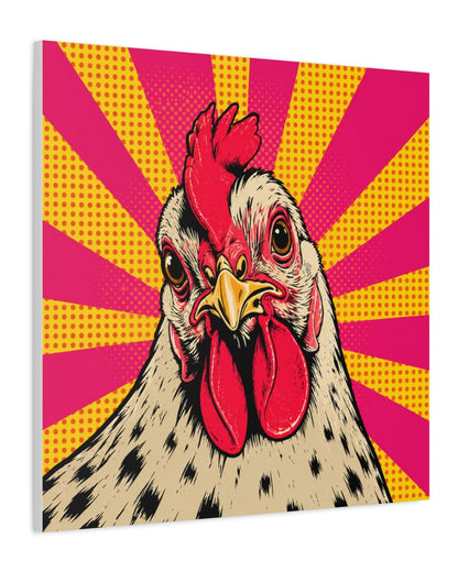 Pop Art Chicken Canvas