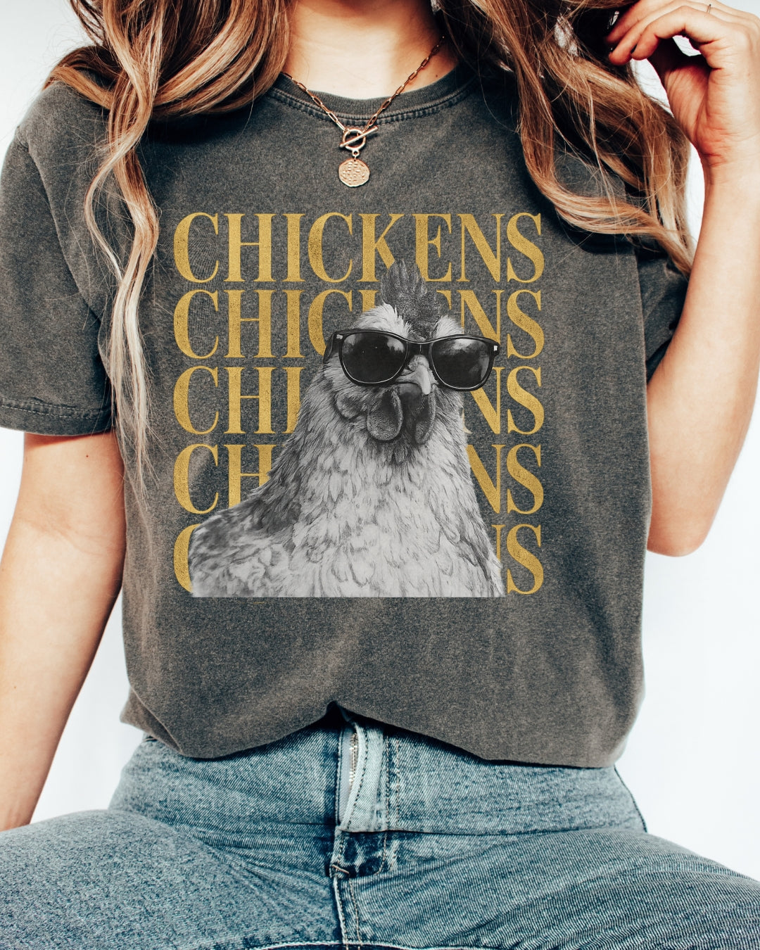 funny chicken lover tee