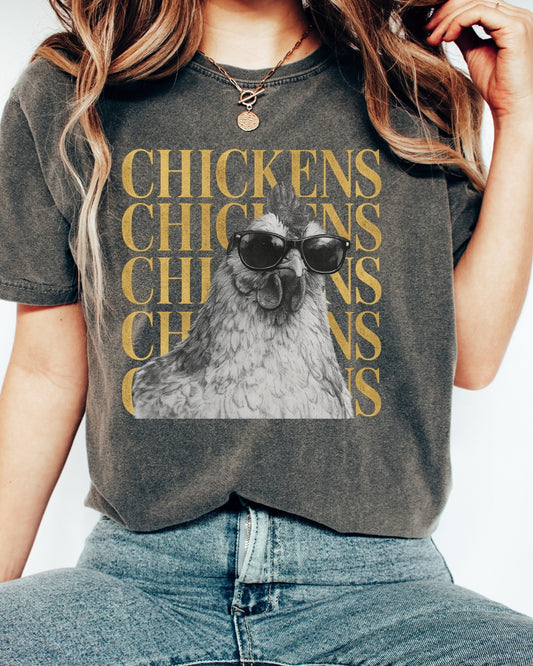 funny chicken lover tee