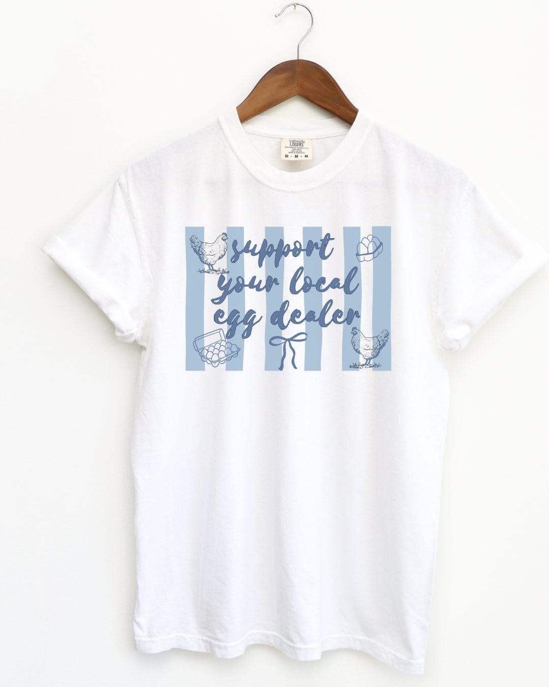 Egg Dealer Striped Tee