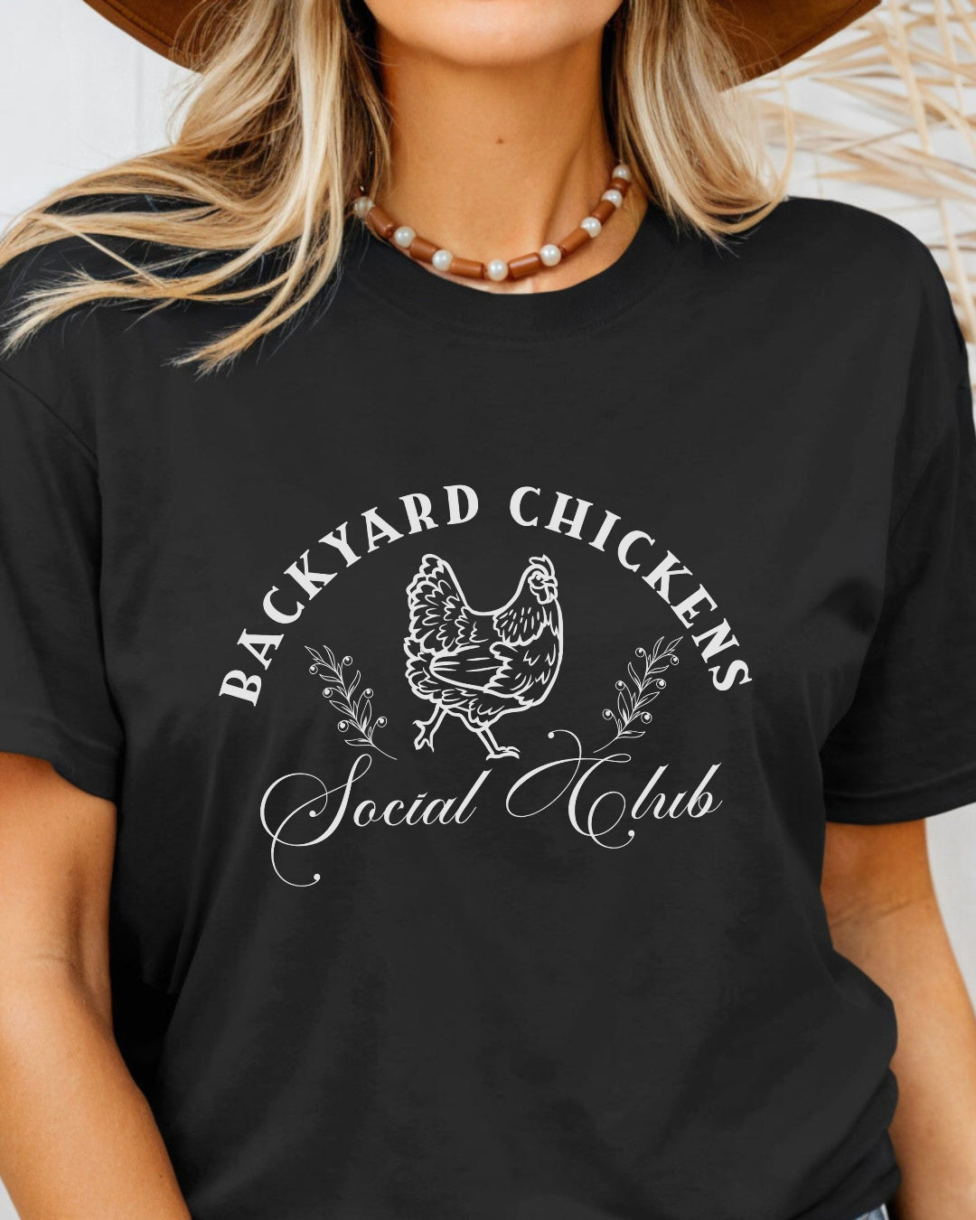 Backyard Chickens Social Club Tee