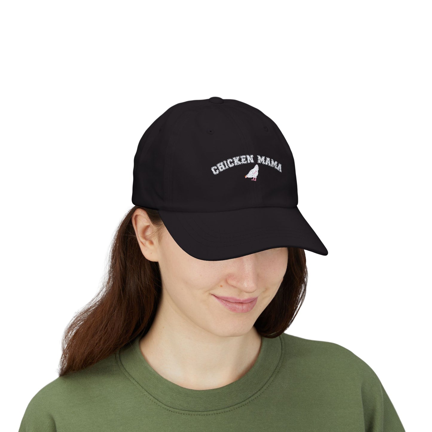 Embroidered Chicken Mama Hat