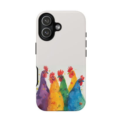 Painted Chickens Phone Case