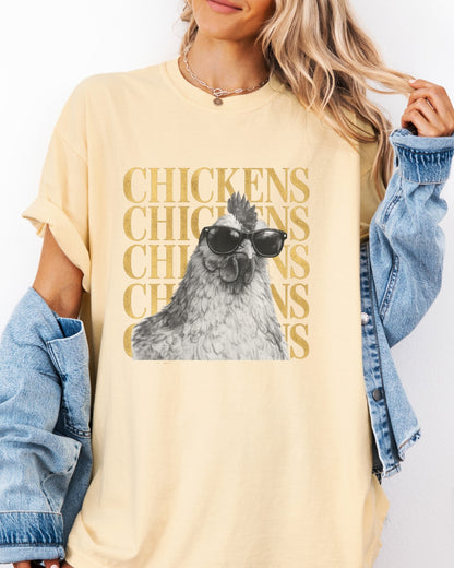 funny chicken lover tee