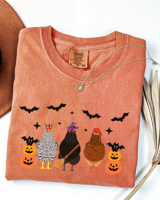 Halloween Chickens Tee