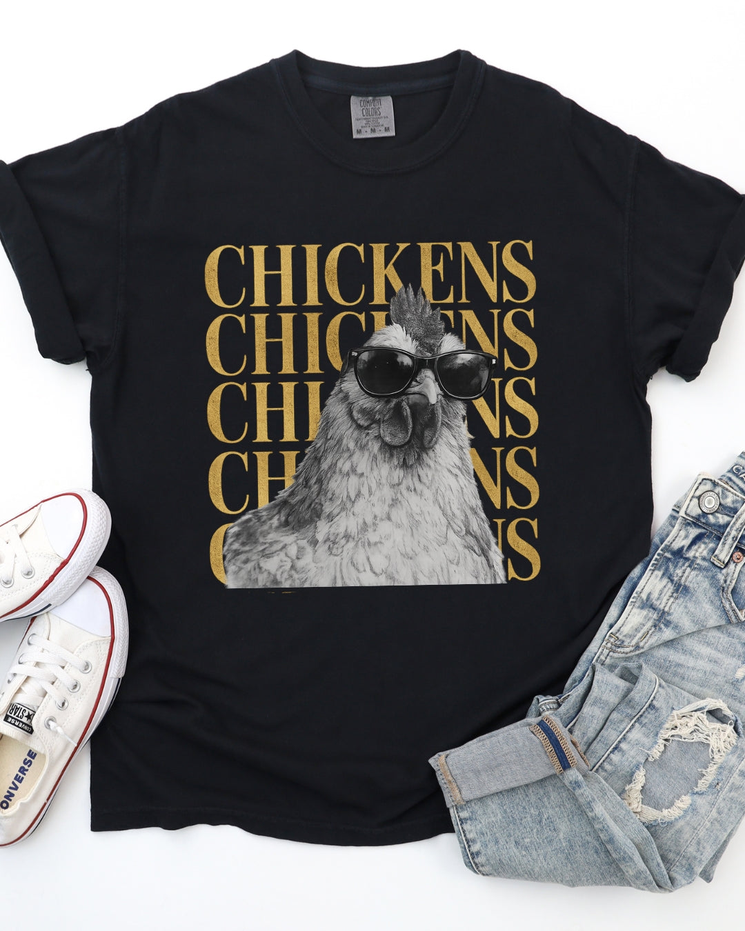 funny chicken lover tee