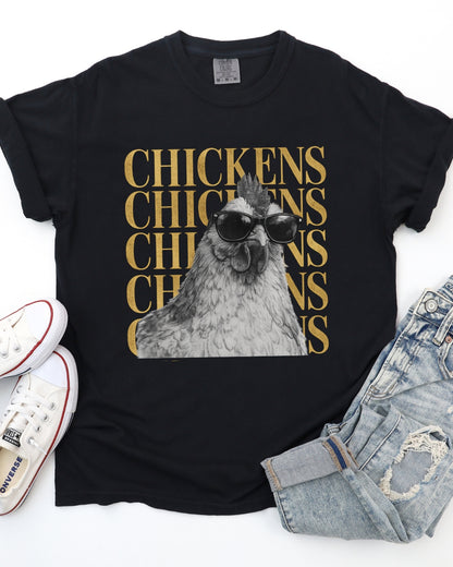 funny chicken lover tee