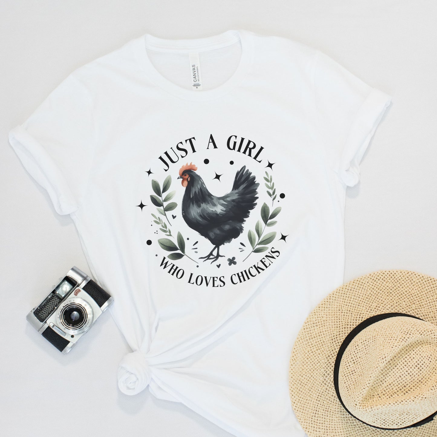 Just a Girl Who Loves Chickens Tee