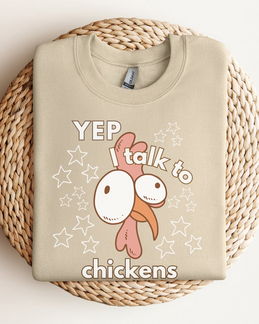 I Talk to Chickens Sweatshirt