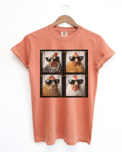 Photo Booth Chicken Tee