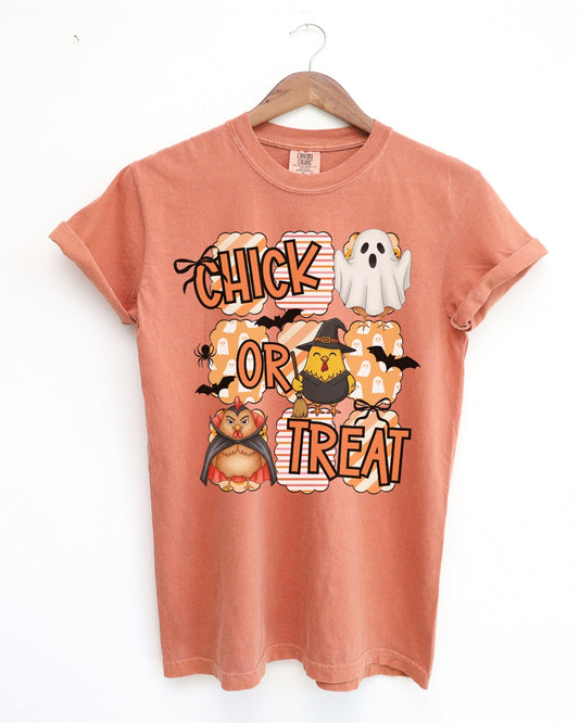 Chick or Treat Halloween Tee