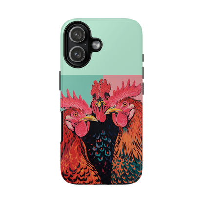 Art Deco Chickens Phone Case