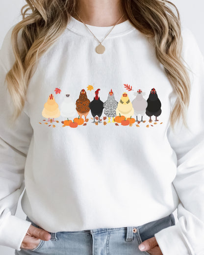 Fall Chickens Sweatshirt