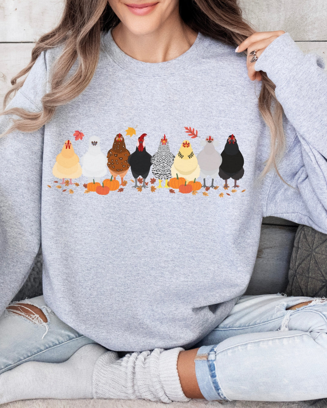 Fall Chickens Sweatshirt