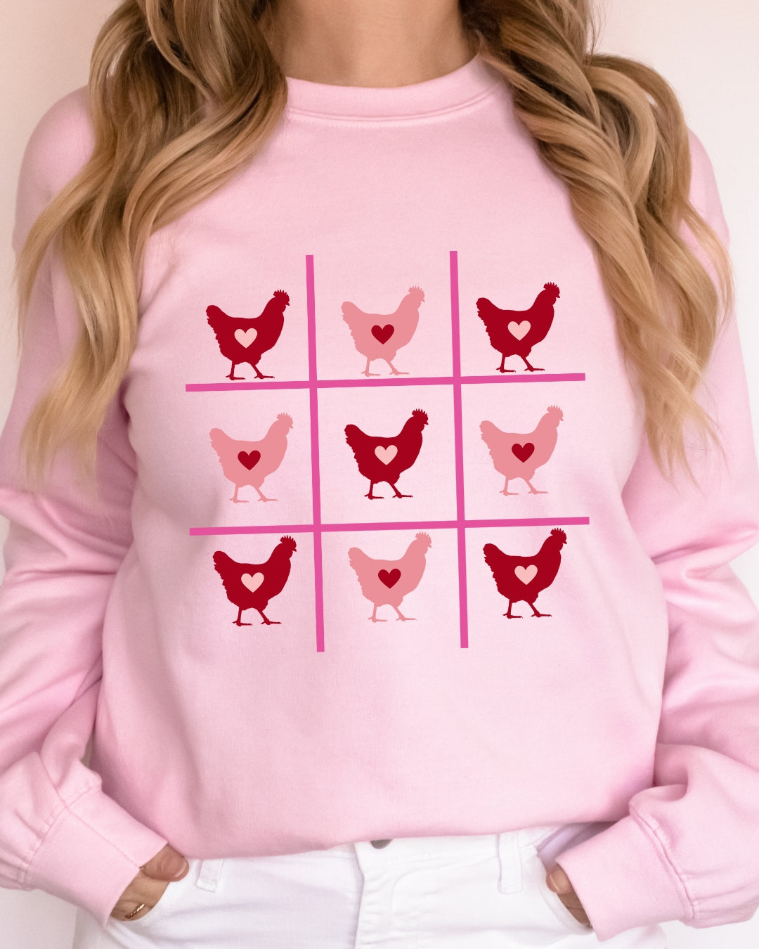 Valentine Chicken Sweatshirt