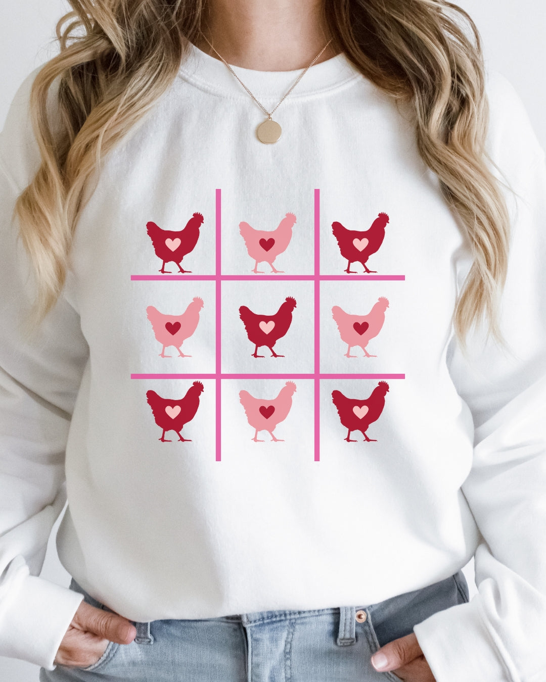 Valentine Chicken Sweatshirt